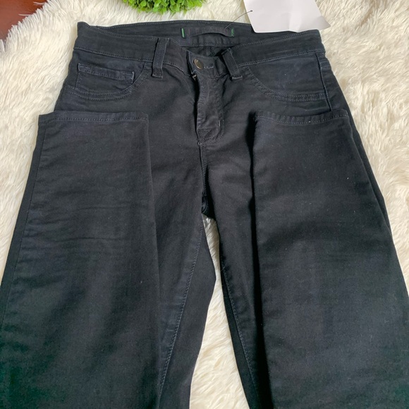 J Brand black mid rise Capri length skinny jeans size 25 - Picture 10 of 16